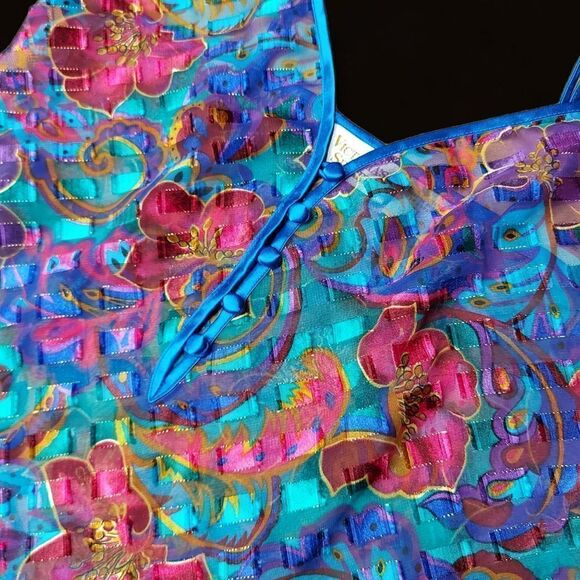 Vintage Victoria's Secret One Piece Sheer Bodysuit Medium - Picture 3 of 11